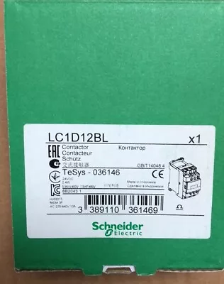LC1D12BL Contactorsr ， Brand New With Box，fast Shipping，free Shipping • $39.27