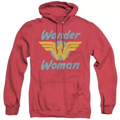 WONDER WOMAN WONDER WINGS Licensed Hooded Sweatshirt Heather Hoodie SM-3XL • $50.95