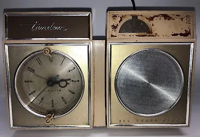 Vintage MOTOROLA TANDEM Transistor Radio CX2N Alarm Clock Portable RETRO RARE • $31.95