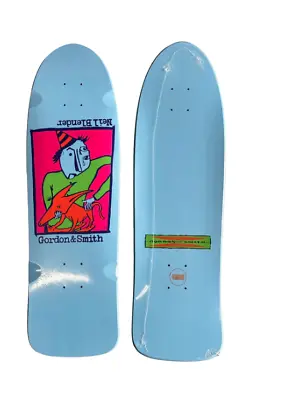 G&S Neil Blender Rocking Dog Skateboard Deck Gordon & Smith Blue Neon Grosso • $325