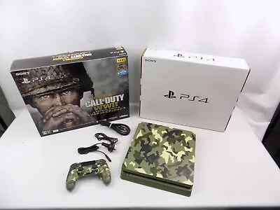 Boxed Playstation 4 PS4 Call Of Duty WWII World War 2 Limited Edition 1TB Sli... • $471.20