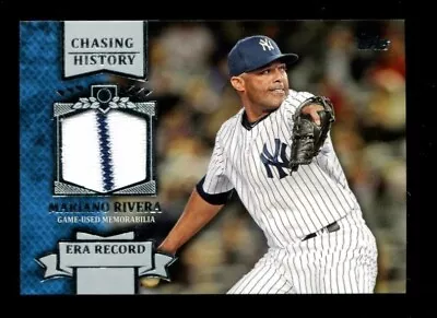 2013 Topps Mariano Rivera Chasing History Game Used Jersey Yankees Pinstripe • $9.99