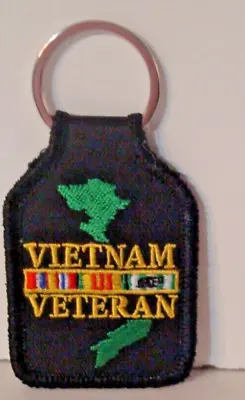 VIETNAM VETERAN IN MEMORY NEVER RETURNED   Embroidered Key Ring Key Chain • $6.49