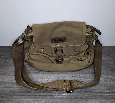 Gootium Canvas Messenger Bag Vintage Crossbody Shoulder Bag Military Satchel • $26.99