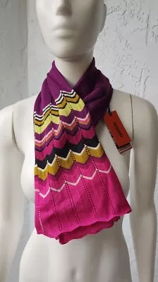 Nwt Missoni For Target Zig Zag Long Scarf | Wool Blend  • $33