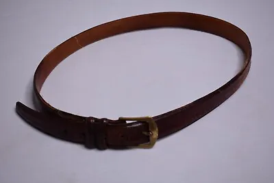 Mens Martin Dingman Size 36/90 Glazed Italian Calfskin Belt • $9.50