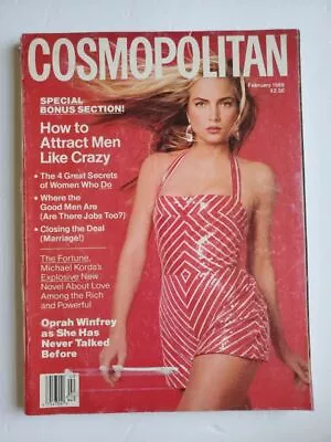 1989 Cosmopolitan Mag Rachel Williams Jodie Foster Oprah Sexy Lingerie Editorial • $19.99