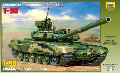 Zvezda 1/35 Scale T-90 Russian MBT Military Model Kit • £34.99