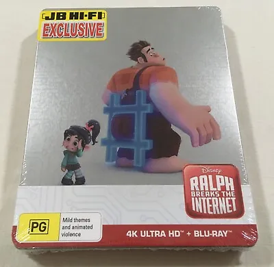 Ralph Breaks The Internet 4K (2018) - Limited Steelbook Blu-Ray Region Free • £43.21