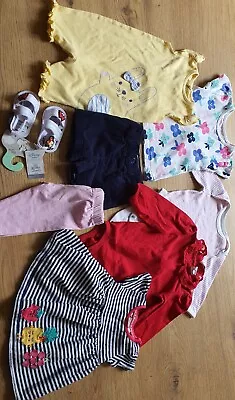 £3 • Buy Baby Girl Clothes 3-6 M. Bundle H&M, Debenhams,dress,minnie Sandals New, Shorts,