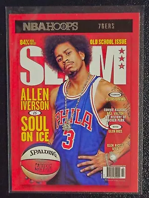 Allen Iverson 📖 SLAM Magazine Cover Insert 📖 2020-21 Panini Hoops Philly #1 • $11.99