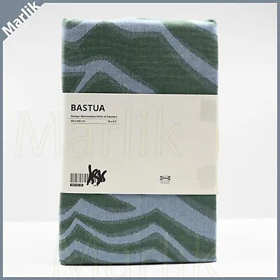 IKEA X MARIMEKKO BASTUA Sauna Towel For Bench 18x63  Green/Blue 905.447.09 NEW • $29