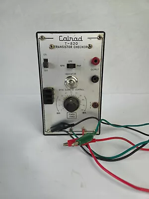 Calrad T-820 Transistor Checker • $25