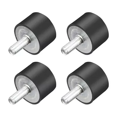 4pcs M4 Rubber Vibration And Shock Absorption Mount Thread Stud 0.59  X 0.39  • $14.98