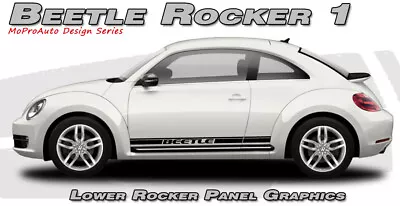 Lower Rocker Panel 3M Vinyl Decals Stripes Graphic 1998-2019 Volkswagen Beetle • $86.39