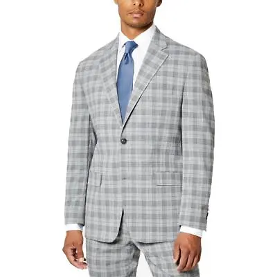 Sean John Mens Msalisbury Classic Fit Two-Button Blazer Jacket BHFO 8786 • $25.99