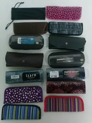 Wholesale Lot- 50 Eyeglass / Sunglass Cases NEW Assorted Styles • $49