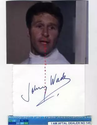 Johnny Wade Vintage Signed Page AFTAL#145 • £7.99