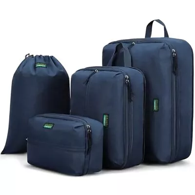 Luggage Packing Organizers In 4 Sizes Recycled Polyester Compression Travel ... • $16.61