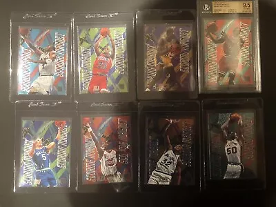 1995-96 Fleer Metal Scoring Magnets Complete Set With Michael Jordan (BGS9.5) • $2000