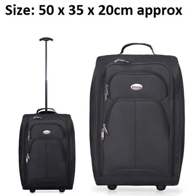 £20.99 • Buy Ryanair Sized Cabin Carry On Hand Luggage Suitcase Approved Trolley Case Bag