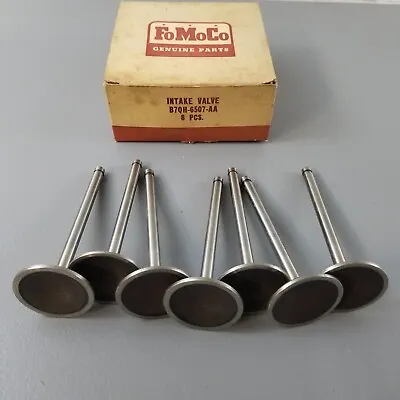 8 New NOS 1957 Ford Mercury Lincoln Y-BLOCK V8 ENGINE INTAKE VALVES B7QH-6507-AA • $174.99