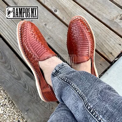 Mens Mexican Leather ShoesHandmade Mexican HuarachesHuaraches Mexicanos Hombre • $47.50