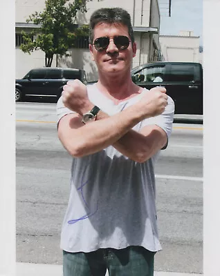 SIMON COWELL Personally Signed 10x8 Photo X FACTOR COA • £29.99