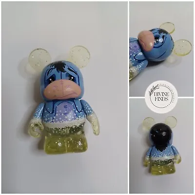 Disney Vinylmation Disney Store 25th Anniversary Eeyore 3  See-through Snow • $19.99