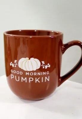 Good Morning Pumpkin Mug Place & Time Ceramic Fall Pumpkin Spice Autumn Mug 16oz • £19.27