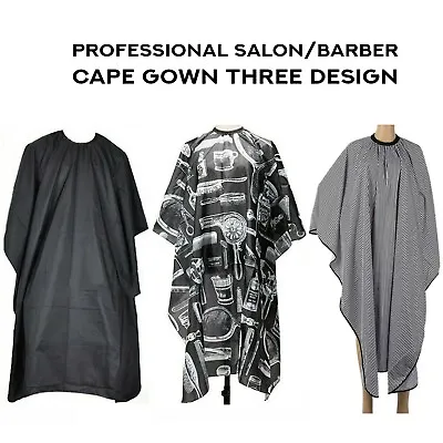 £3.99 • Buy Professional Hairdressing Cape Barbers Gown Cutting Cover Salon Barber Apron