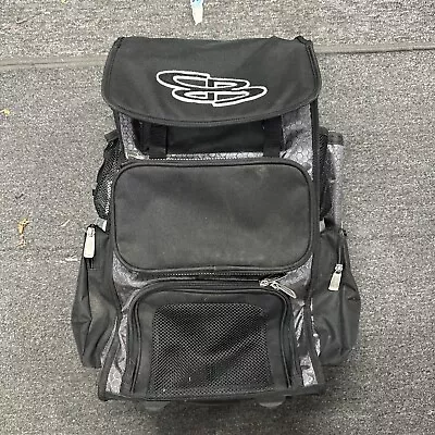 Boombah Superpack Black Rolling Baseball Softball Bat Bag • $45