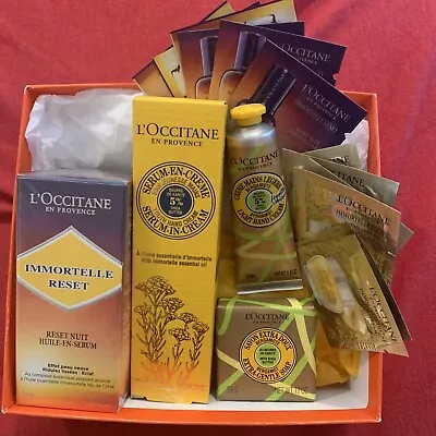 L'Occitane Divine Face Big 50ML Immortelle Overnight Reset Oil Serum 75ml Hand • $109