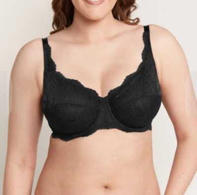 $25 • Buy NWOT FORMFIT By TRIUMPH LACE COMFORT BRA UNDERWIRE SIZE 18D BLACK