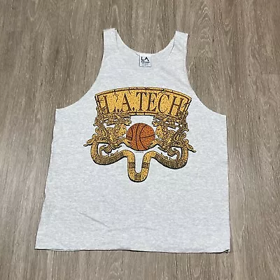 LA Gear Tank Top L L.A. Tech Basketball Sports Active-wear Aztec Mayan Gym Tee • $29.98