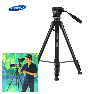 Yunteng VCT 999RM Video Camera Tripod HQ Aluminum Alloy Telescoping Legs 360° • $169.95