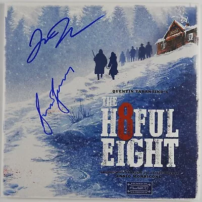 Quentin Tarantino Kurt Russell Signed JSA Autograph Record The Hateful Eight • $649.99