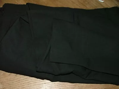 Mens Missioni Dress Pants Size 42 X 30 100% Wool Black Solid  #130 • $89.99