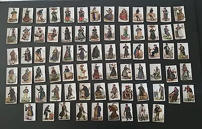 75 Vintage Haus Neuerburg Cigarette Card Lot Ethnic Costumes German • $40.95