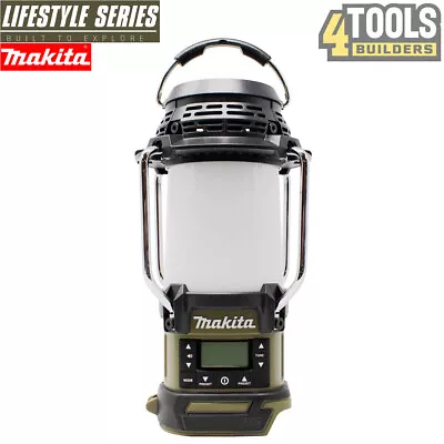 Makita DMR055O 18V LXT Olive Green AM FM Radio Lantern Site Light Body Only • £47.30