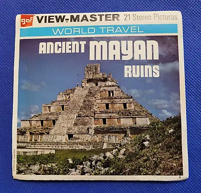 Scarce Gaf F009 Ancient Mayan Ruins Southeastern Mexico View-master Reels Packet • $189.99