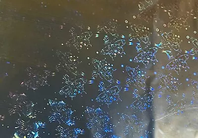£2.99 • Buy Blue Wrapping Paper Gift Wrap Holographic 10 Sheets Holographic Metallic Ds12