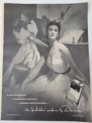 1951 Dana Tabu Forbidden Perfume Vintage Ad • £9.64