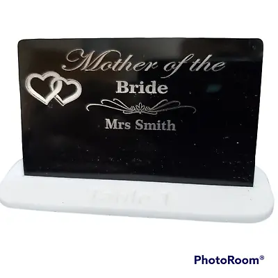£2.55 • Buy Personalised Wedding Table Name Place Cards Place Settings Birthday Anniversary