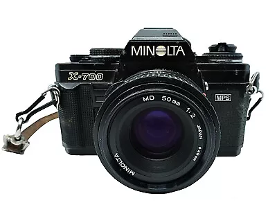 Minolta X700 W/ Rare MD 50mm F/1.2 Manual Focus Lens • $149.99