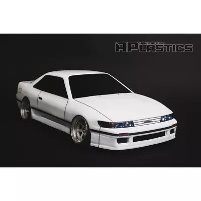 1:10 RC Nissan S13 V1 Body Shell Clear Unpainted 193mm Aplastics - UK • £47.99
