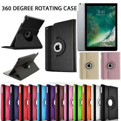 360 Rotating PU Leather Case Cover For Apple IPad Pro 12.9 Inch 2018 3rd Gen • £7.99