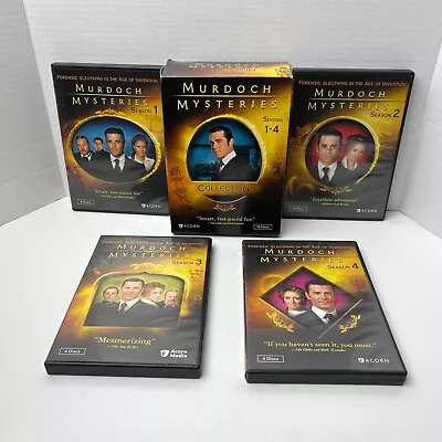 MURDOCH MYSTERIES COLLECTION: SEASONS 1-4 DVD WidescreenNTSC Color Box Set • $22.99