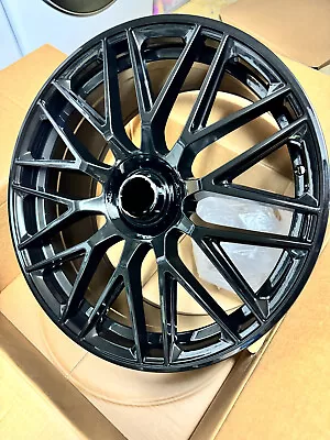 Set Of 4 18  Gloss Black Mercedes Benz AMG Wheels Rims C43 C63 C300 E300 E350 • $975