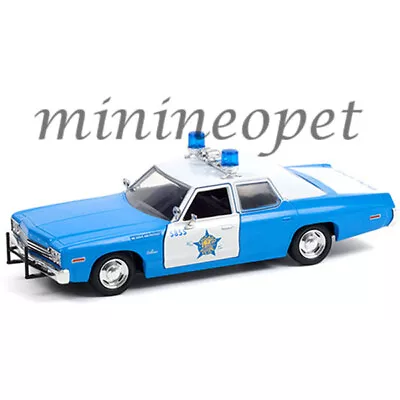 Greenlight 85541 1974 Dodge Monaco Chicago Police Department Car 1/24 Blue White • $21.35